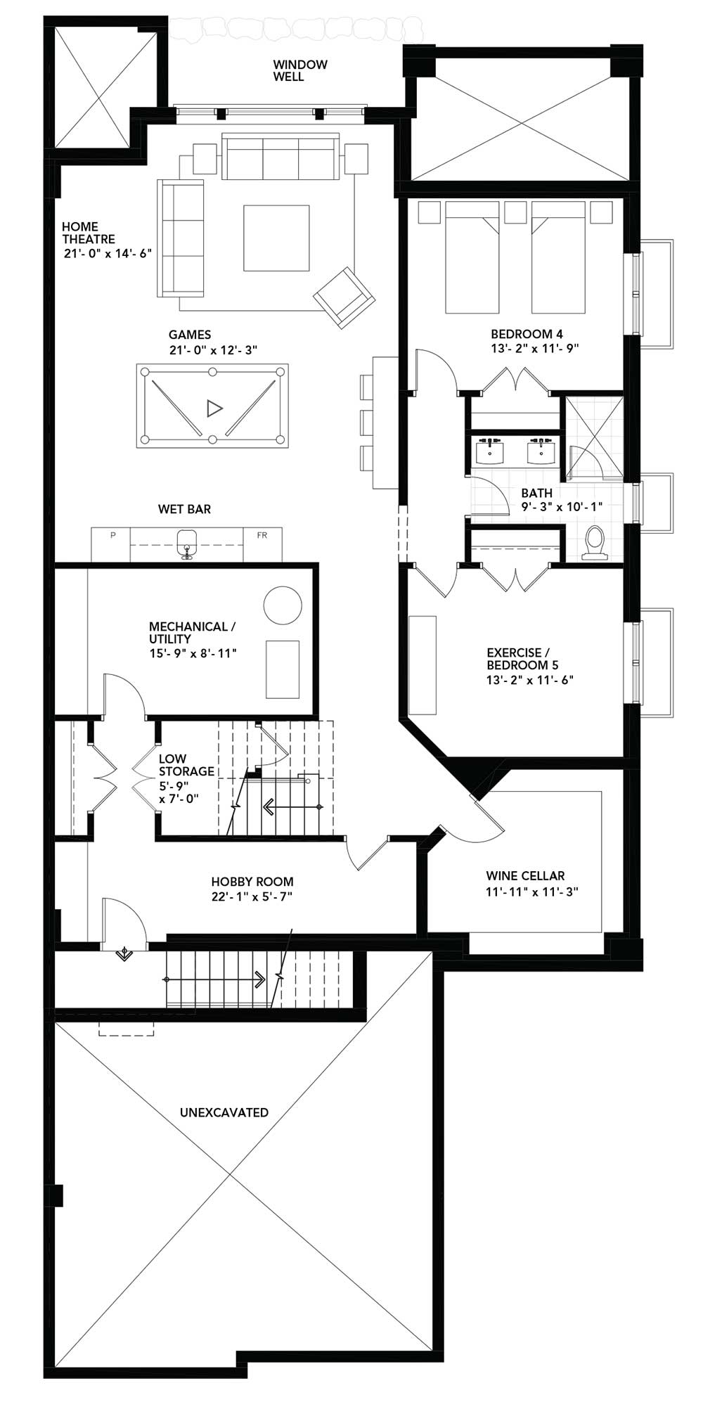 Basement - Right Unit