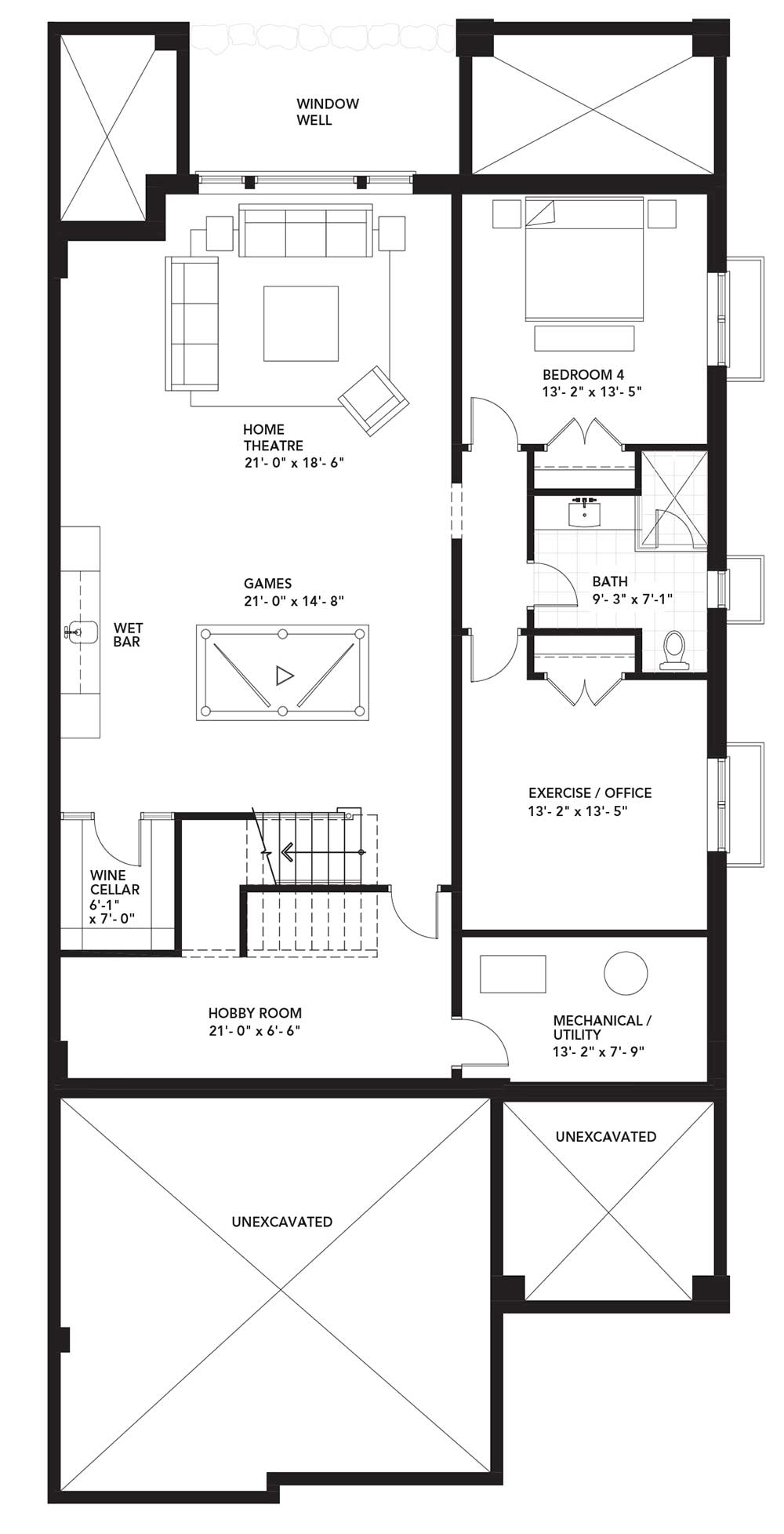 Basement - Right Unit